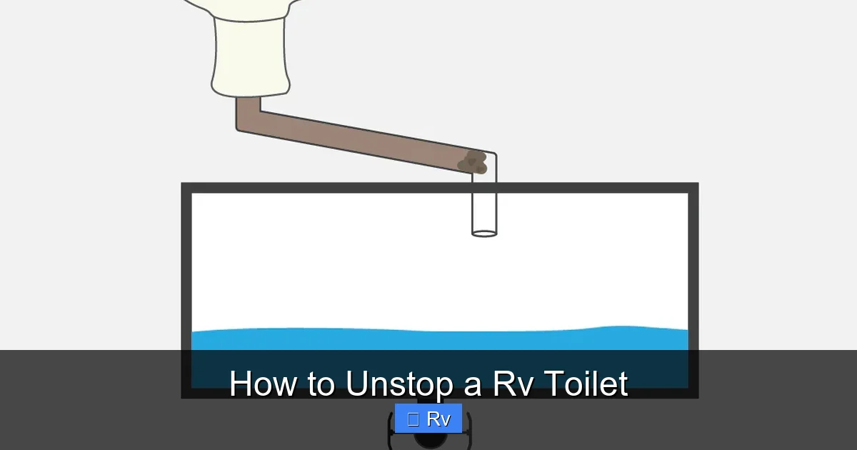 How to Unstop a Rv Toilet