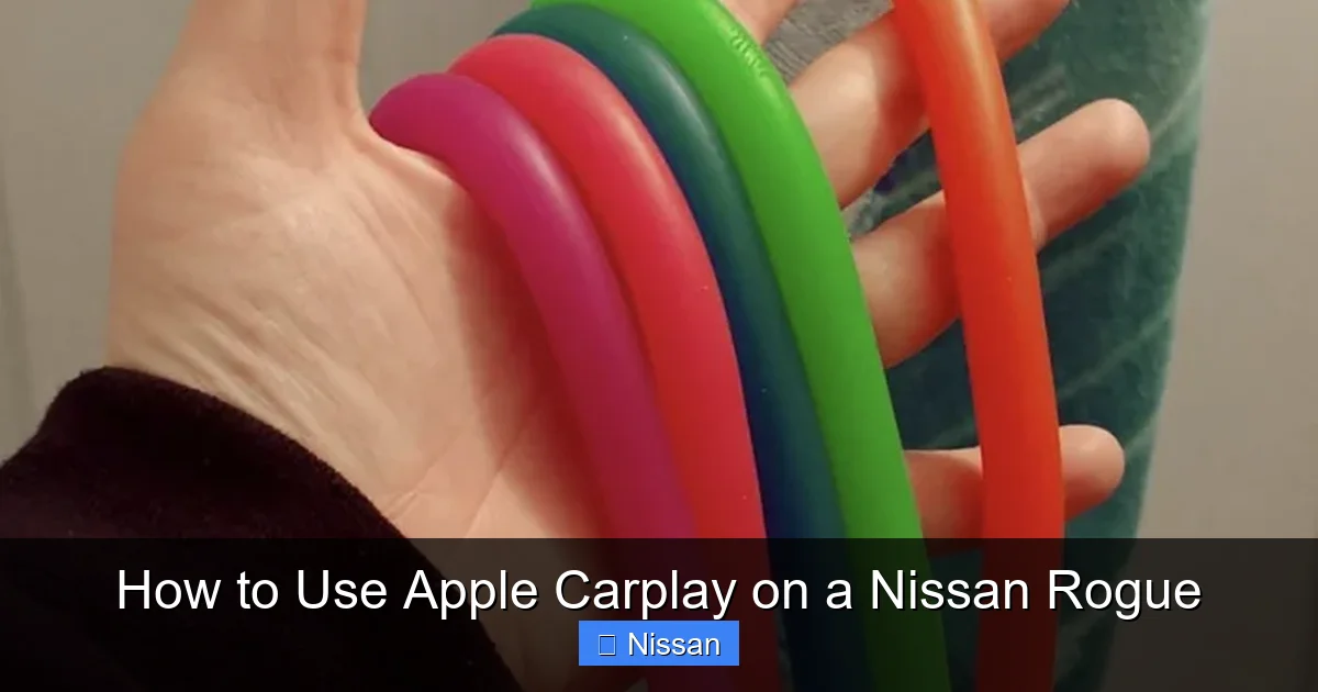 How to Use Apple Carplay on a Nissan Rogue