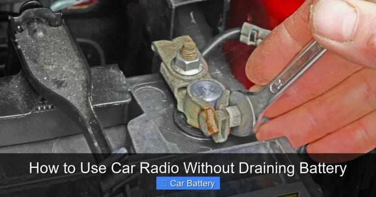 How to Use Car Radio Without Draining Battery