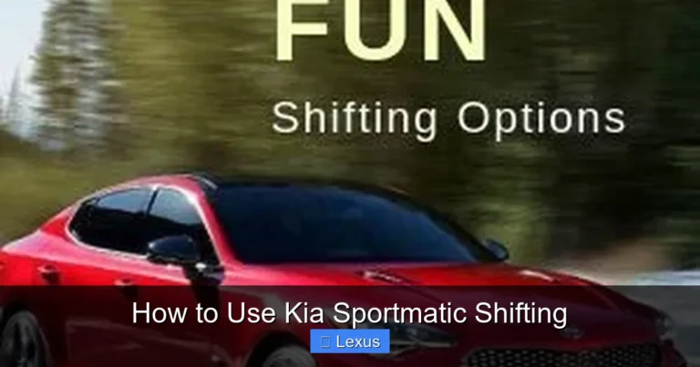 How to Use Kia Sportmatic Shifting