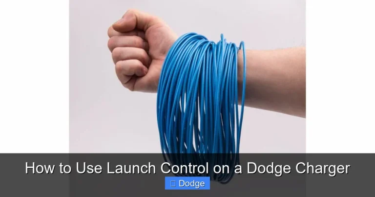 How to Use Launch Control on a Dodge Charger