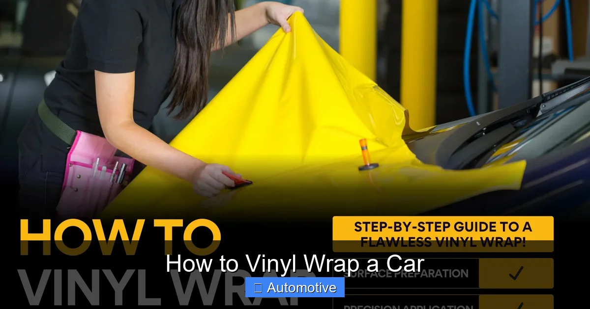 How to Vinyl Wrap a Car