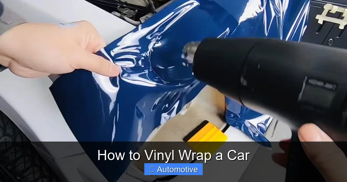 How to Vinyl Wrap a Car