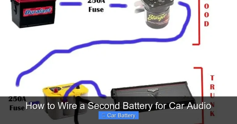 How to Wire a Second Battery for Car Audio