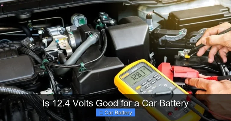 Is 12.4 Volts Good for a Car Battery