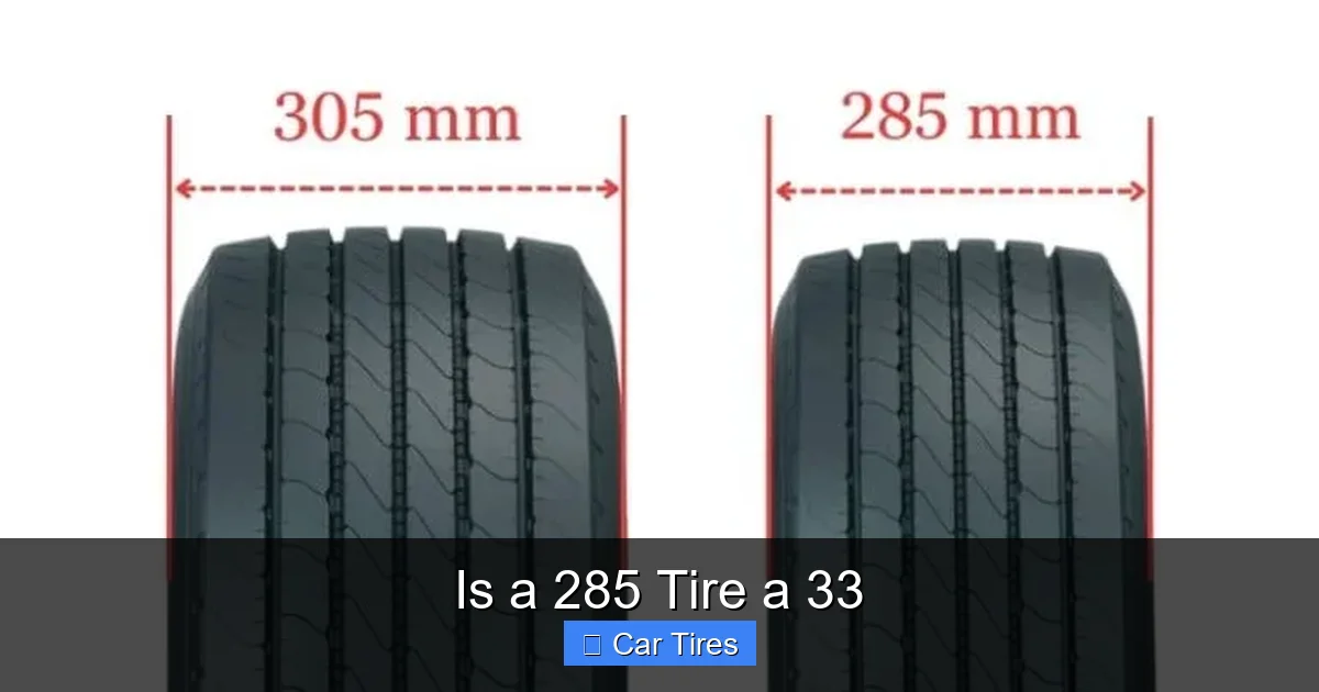 Is a 285 Tire a 33