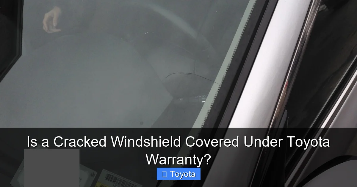 Is a Cracked Windshield Covered Under Toyota Warranty?