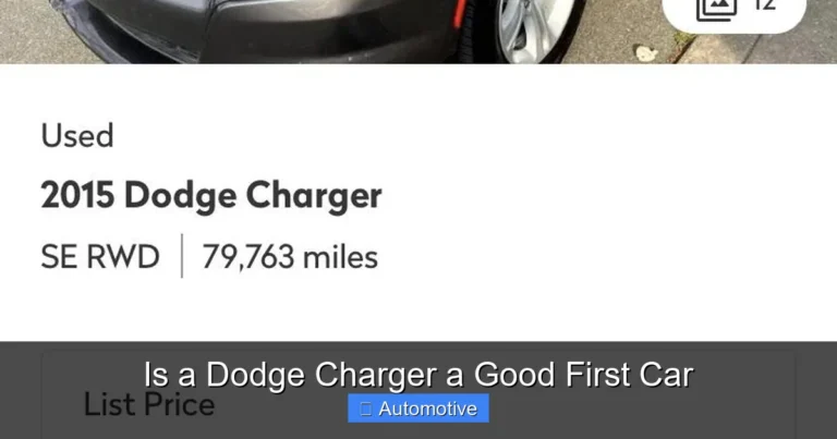 Is a Dodge Charger a Good First Car