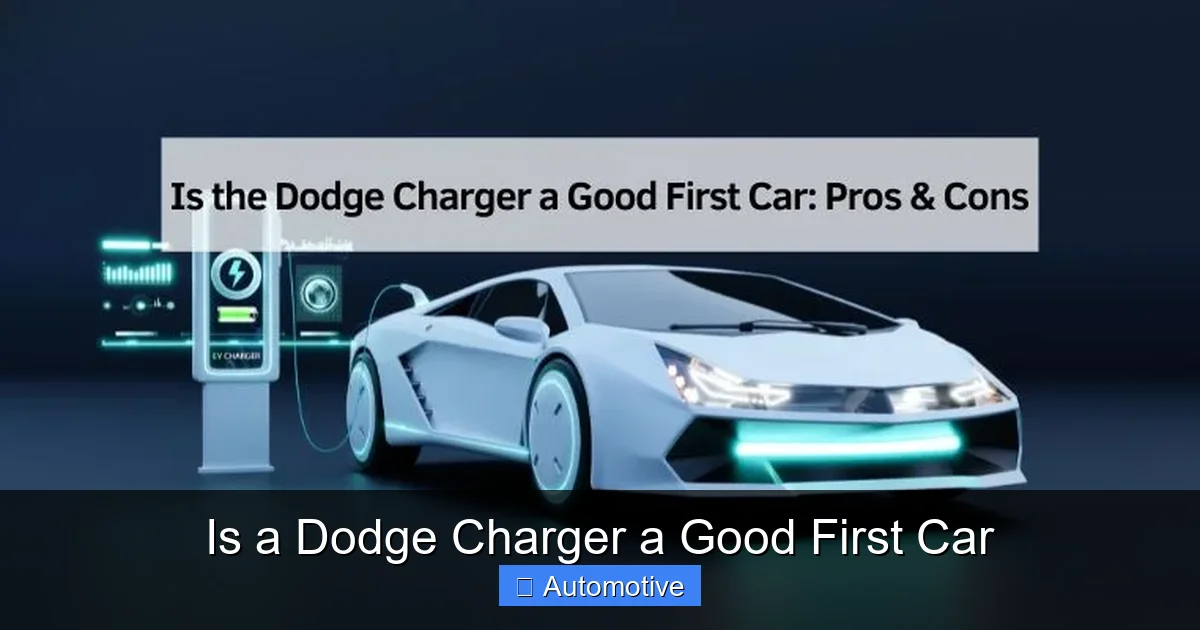 Is a Dodge Charger a Good First Car