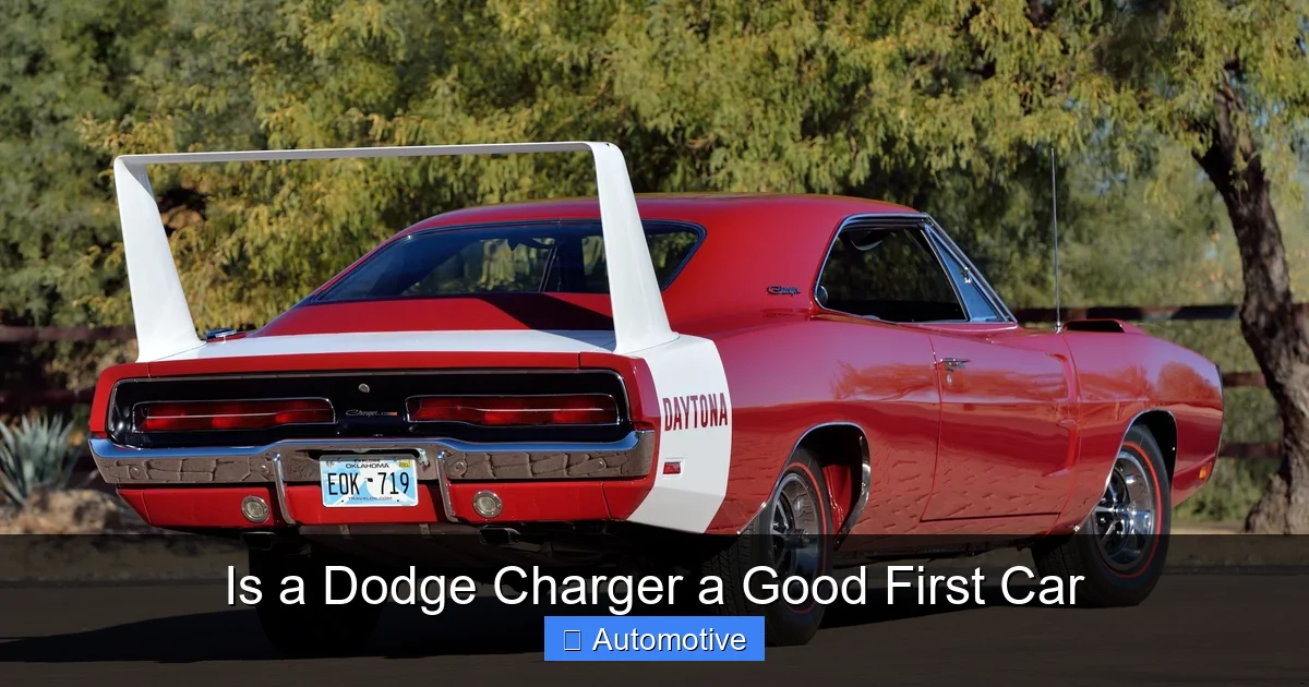 Is a Dodge Charger a Good First Car