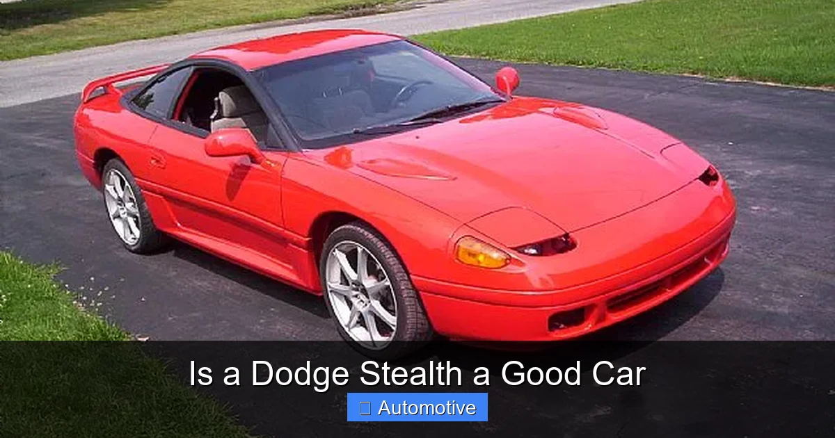 Is a Dodge Stealth a Good Car