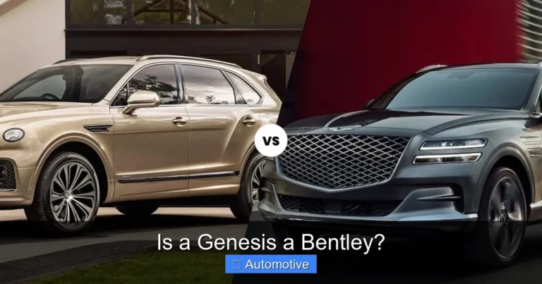 Is a Genesis a Bentley?