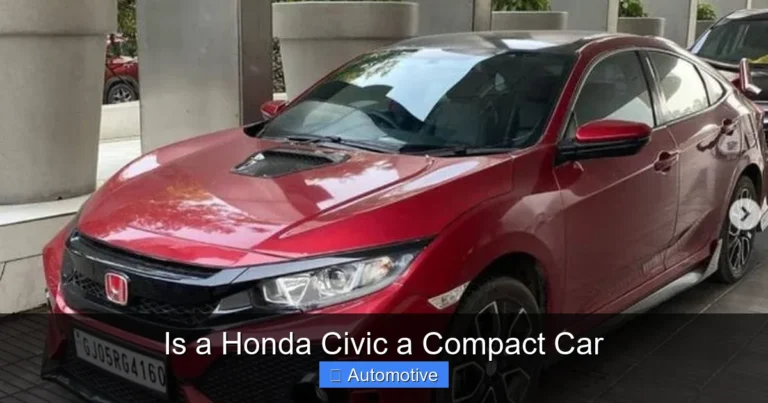 Is a Honda Civic a Compact Car