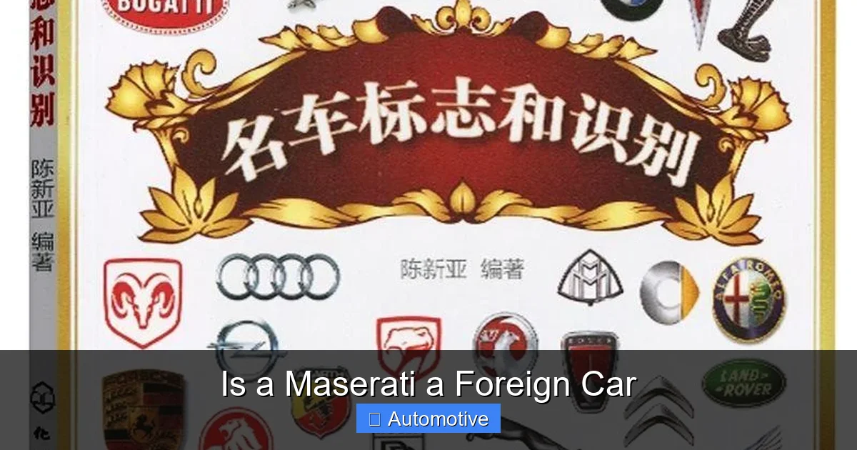 Is a Maserati a Foreign Car