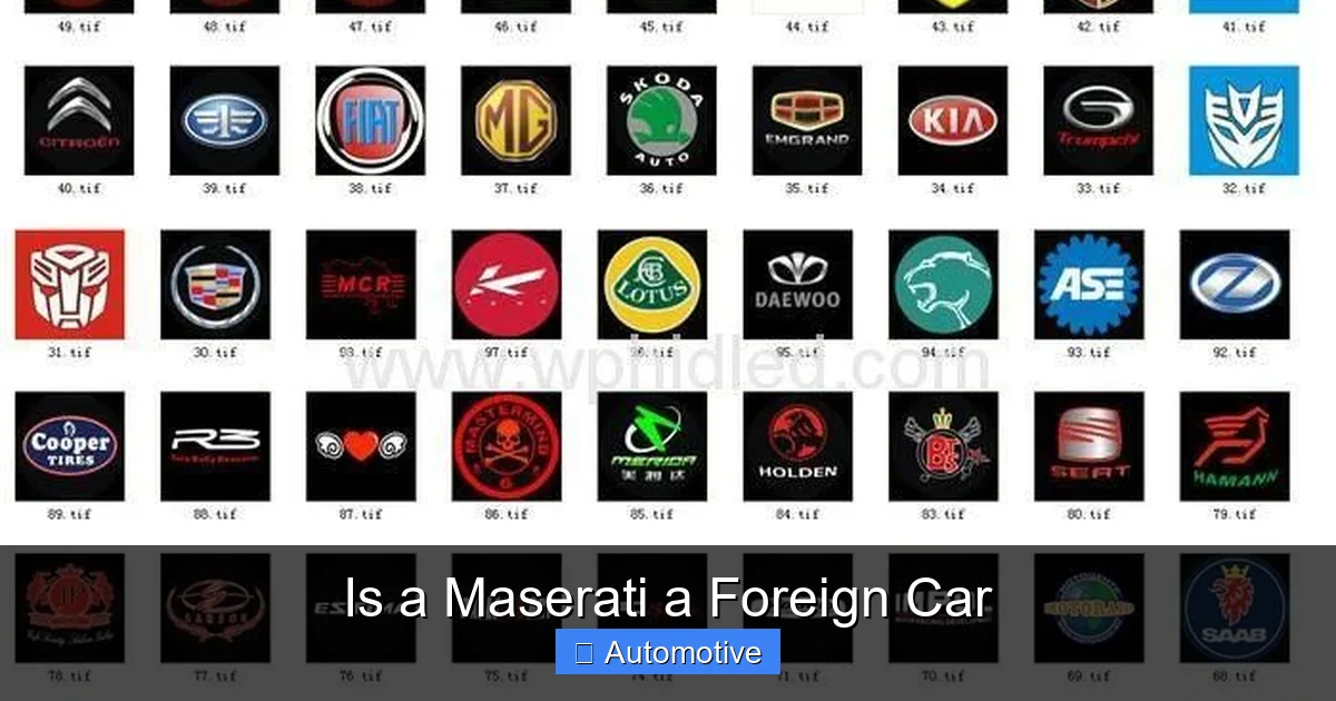 Is a Maserati a Foreign Car