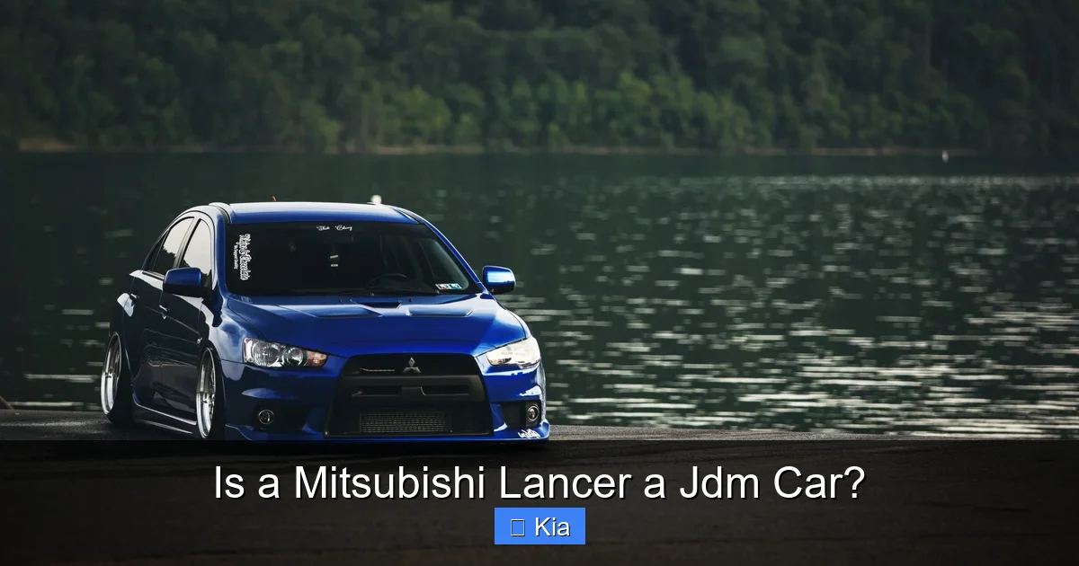 Is a Mitsubishi Lancer a Jdm Car?
