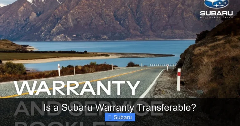 Is a Subaru Warranty Transferable?