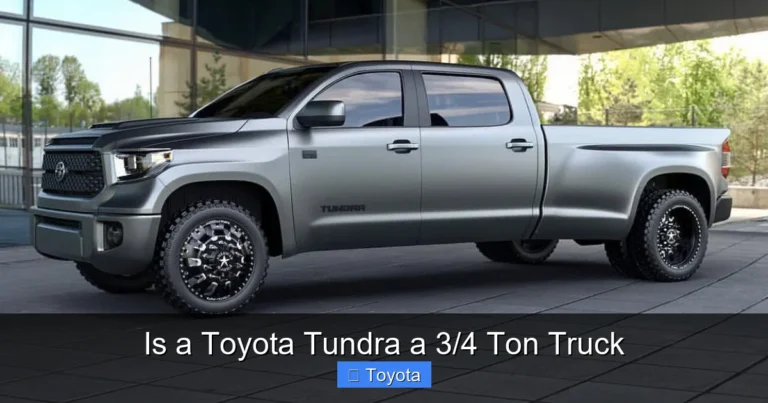 Is a Toyota Tundra a 3/4 Ton Truck