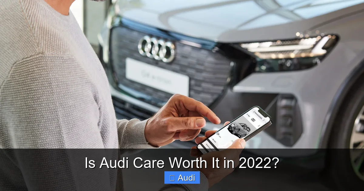 Is Audi Care Worth It in 2022?