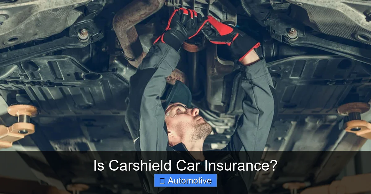 Is Carshield Car Insurance?