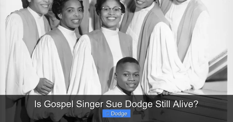 Is Gospel Singer Sue Dodge Still Alive?