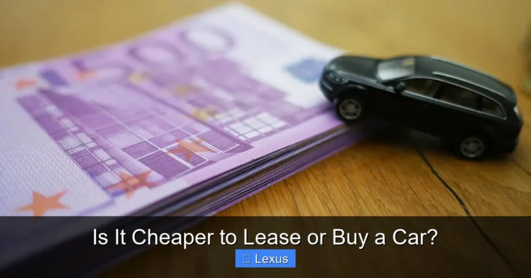 Is It Cheaper to Lease or Buy a Car?