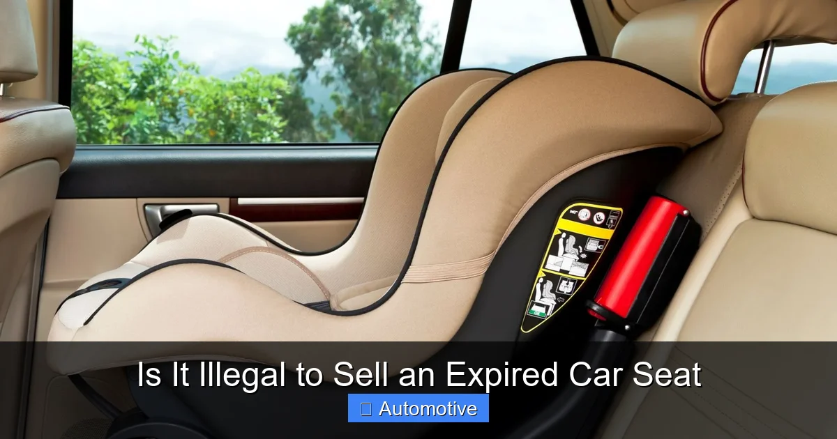 Is It Illegal to Sell an Expired Car Seat