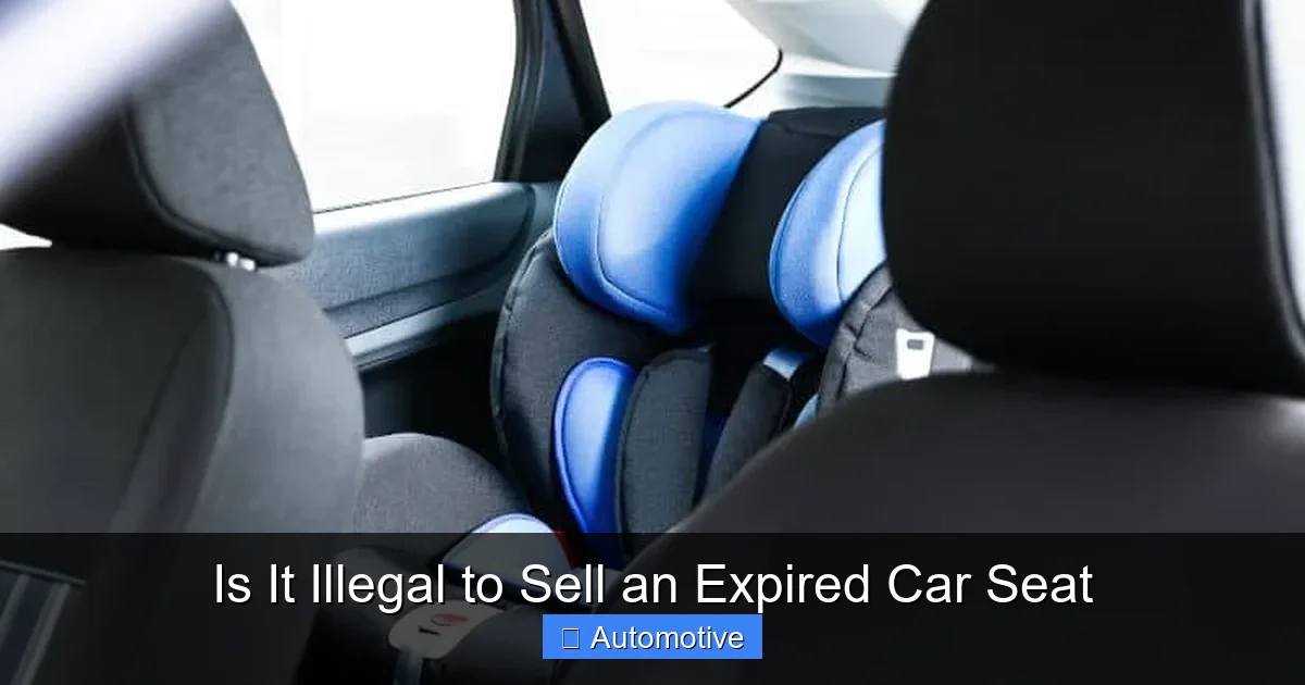 Is It Illegal to Sell an Expired Car Seat