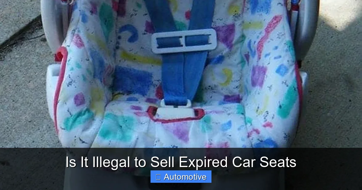 Is It Illegal to Sell Expired Car Seats