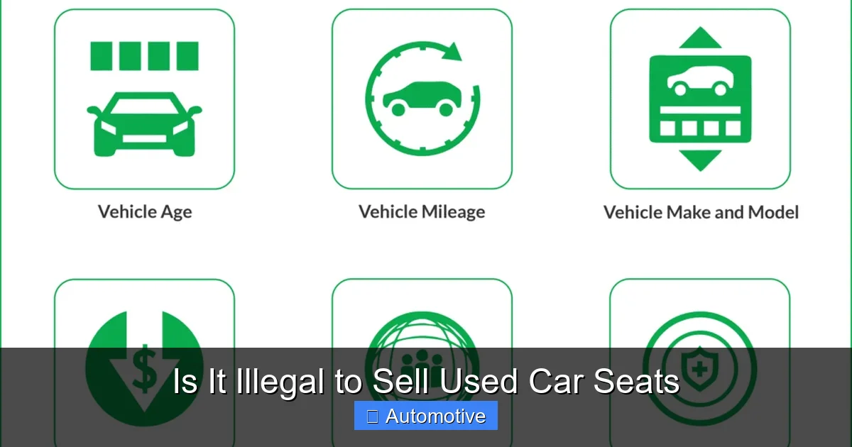 Is It Illegal to Sell Used Car Seats