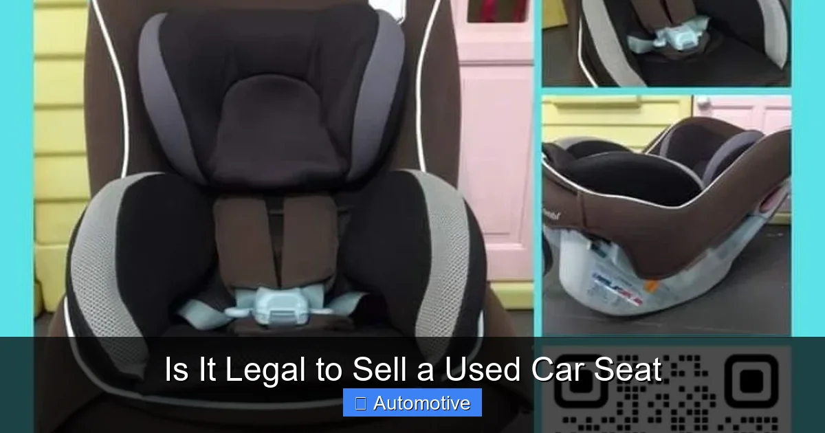 Is It Legal to Sell a Used Car Seat