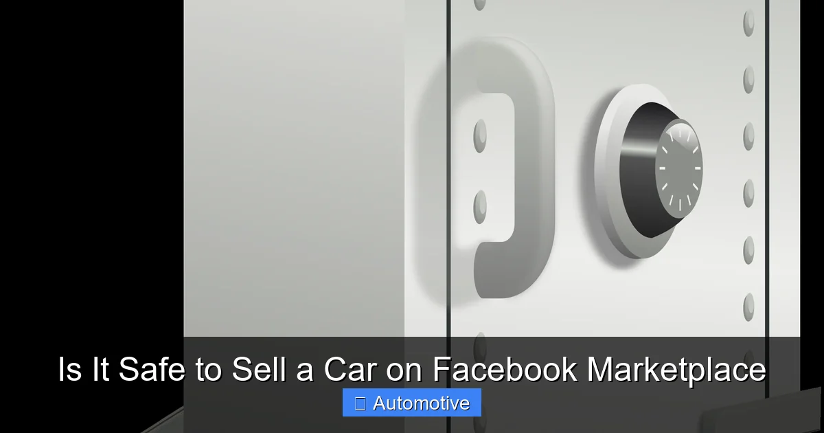 Is It Safe to Sell a Car on Facebook Marketplace