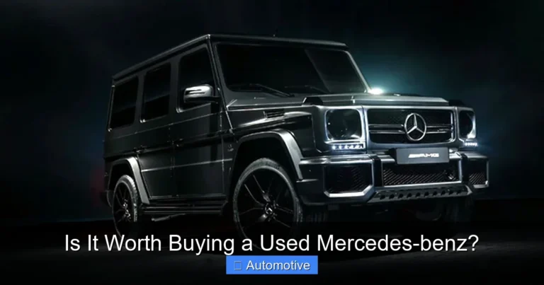 Is It Worth Buying a Used Mercedes-benz?