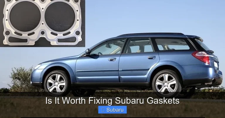 Is It Worth Fixing Subaru Gaskets