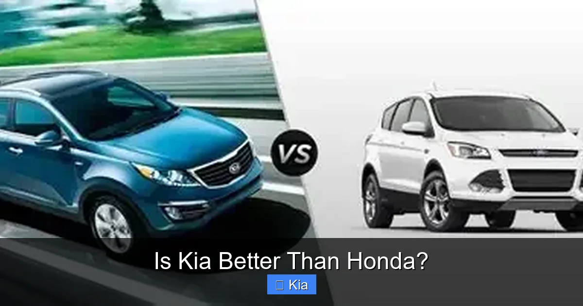 Is Kia Better Than Honda?