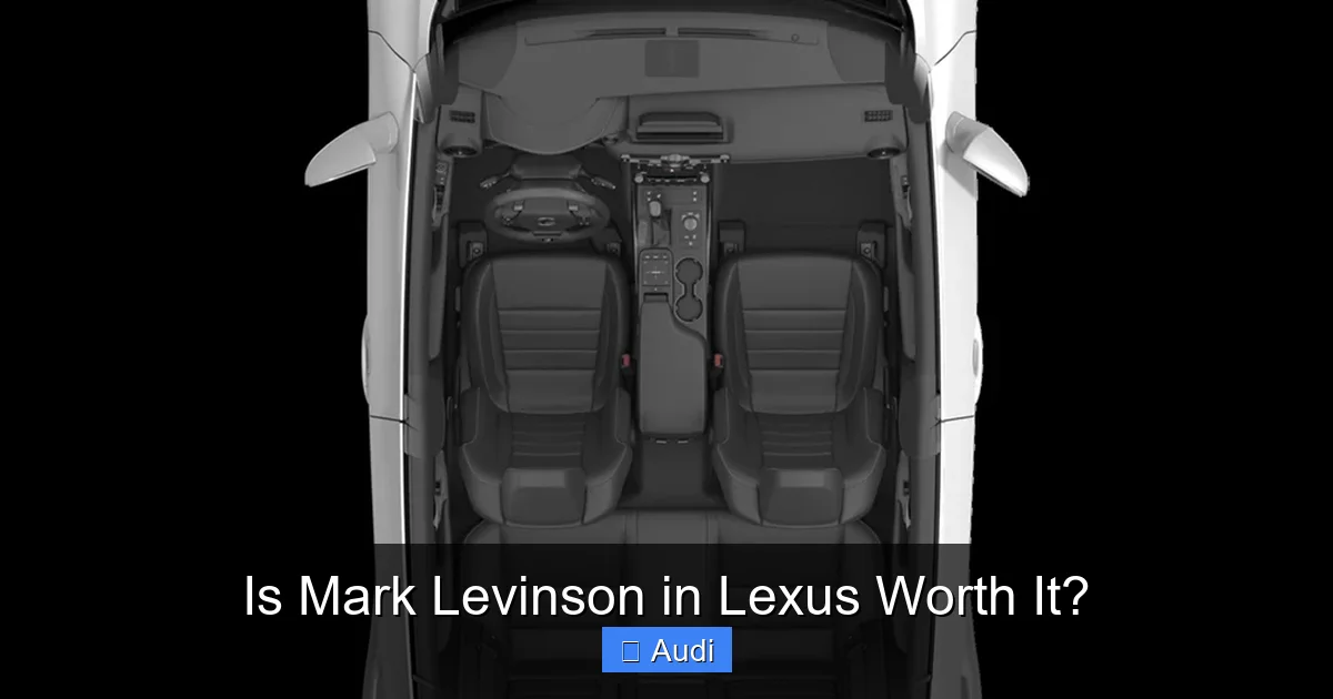 Is Mark Levinson in Lexus Worth It?