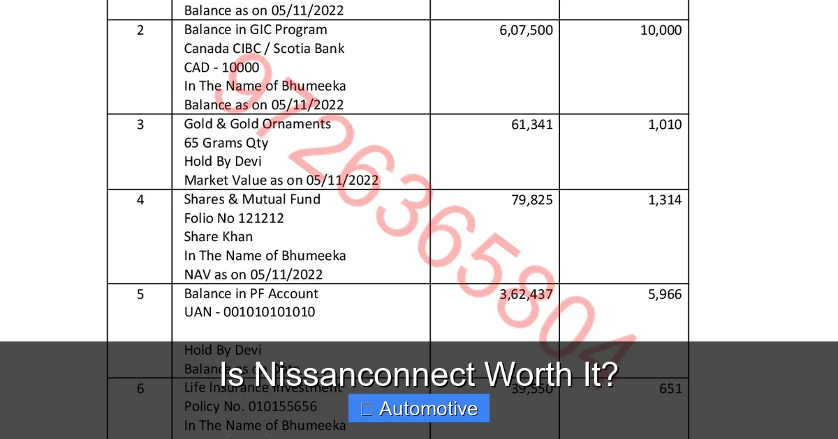 Is Nissanconnect Worth It?