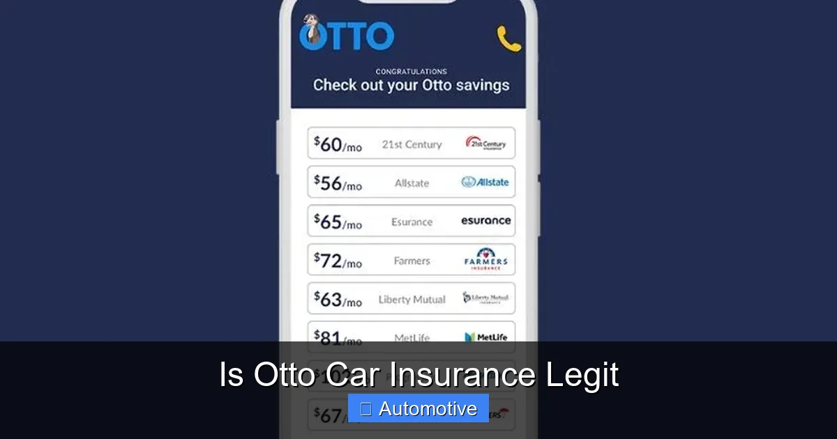 Is Otto Car Insurance Legit