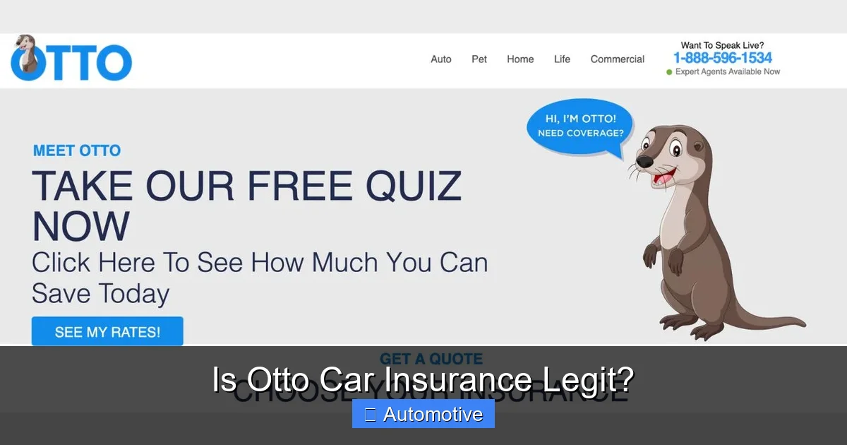 Is Otto Car Insurance Legit?