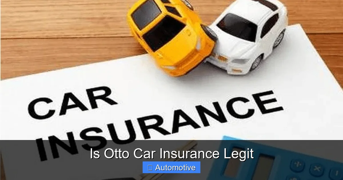 Is Otto Car Insurance Legit