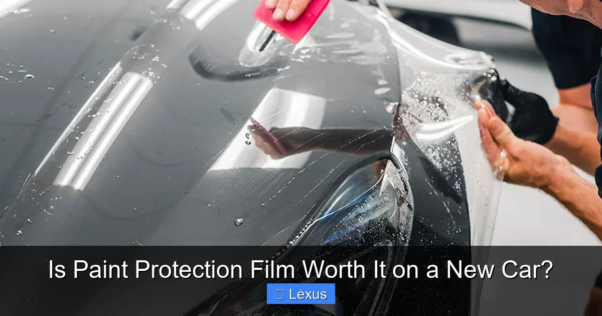 Is Paint Protection Film Worth It on a New Car?