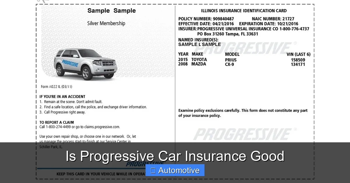 Is Progressive Car Insurance Good
