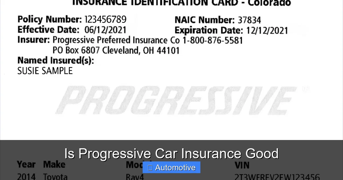 Is Progressive Car Insurance Good