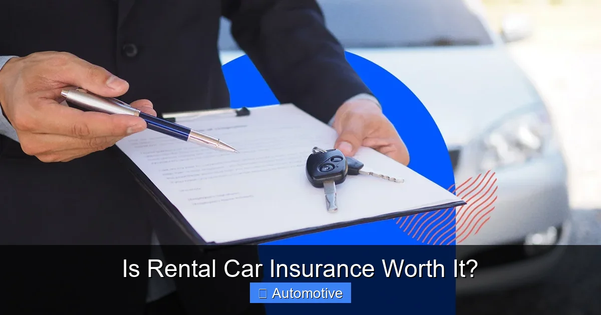 Is Rental Car Insurance Worth It?