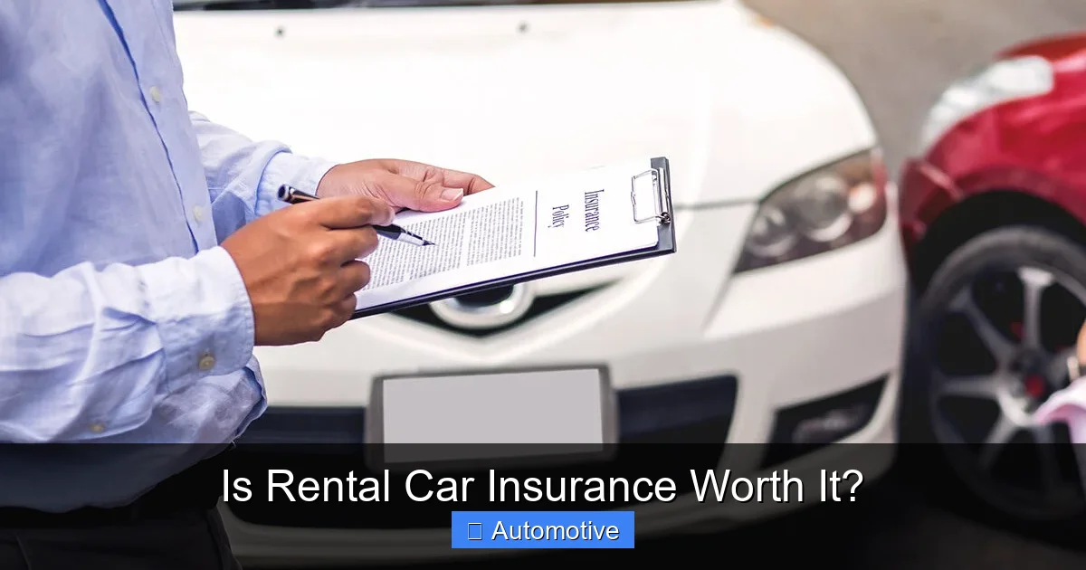 Is Rental Car Insurance Worth It?