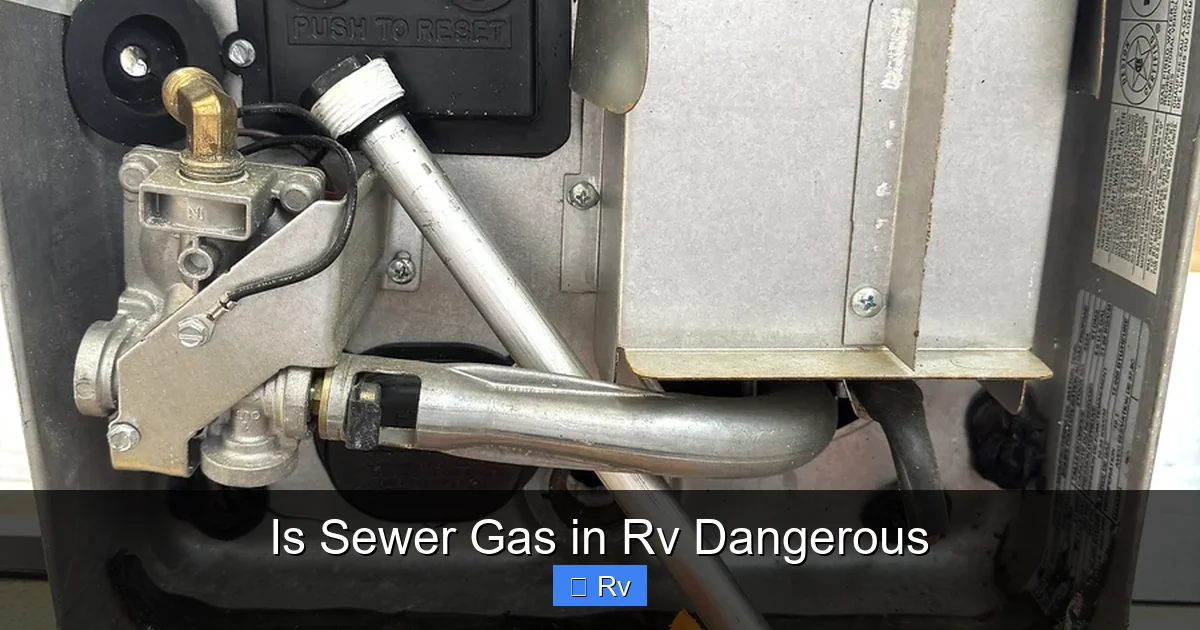 Is Sewer Gas in Rv Dangerous