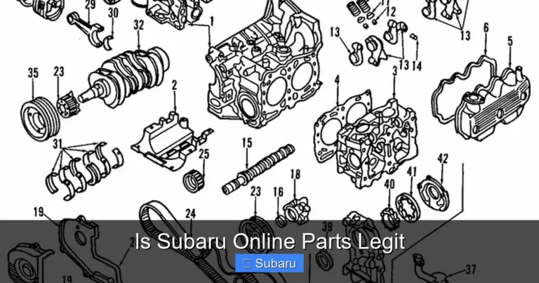 Is Subaru Online Parts Legit