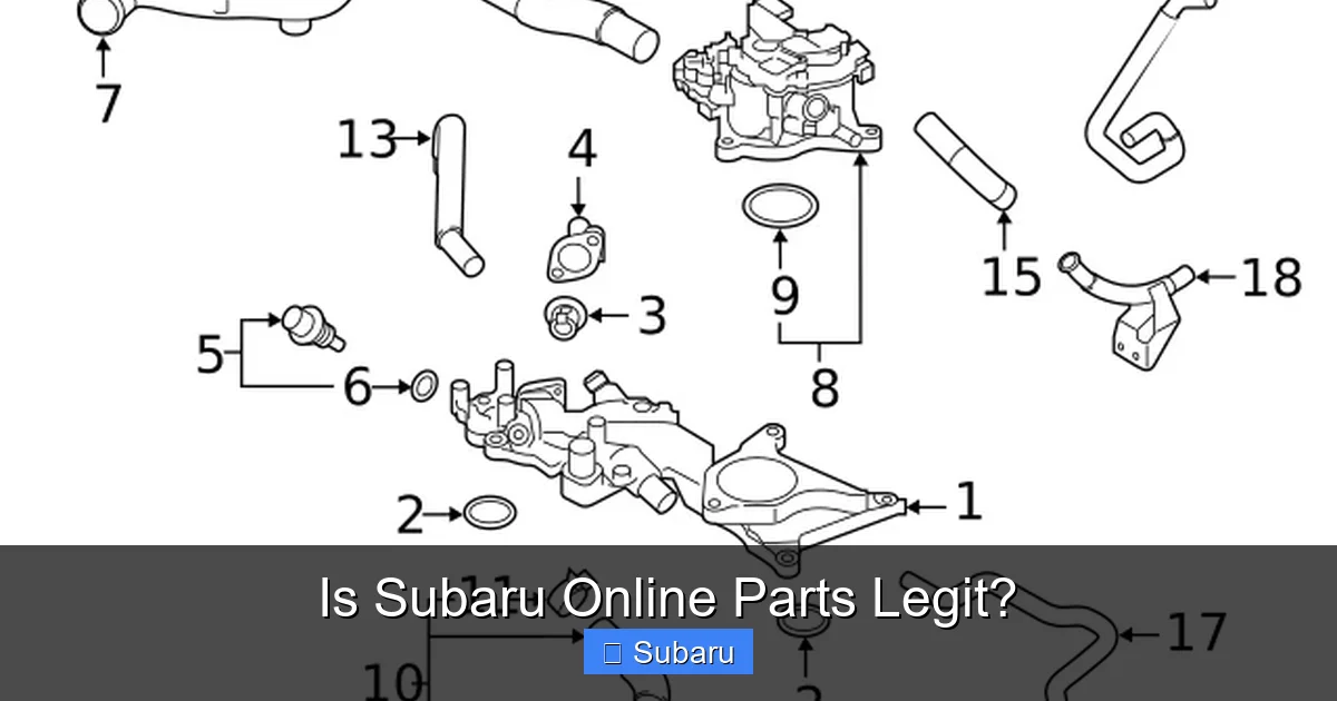 Is Subaru Online Parts Legit?