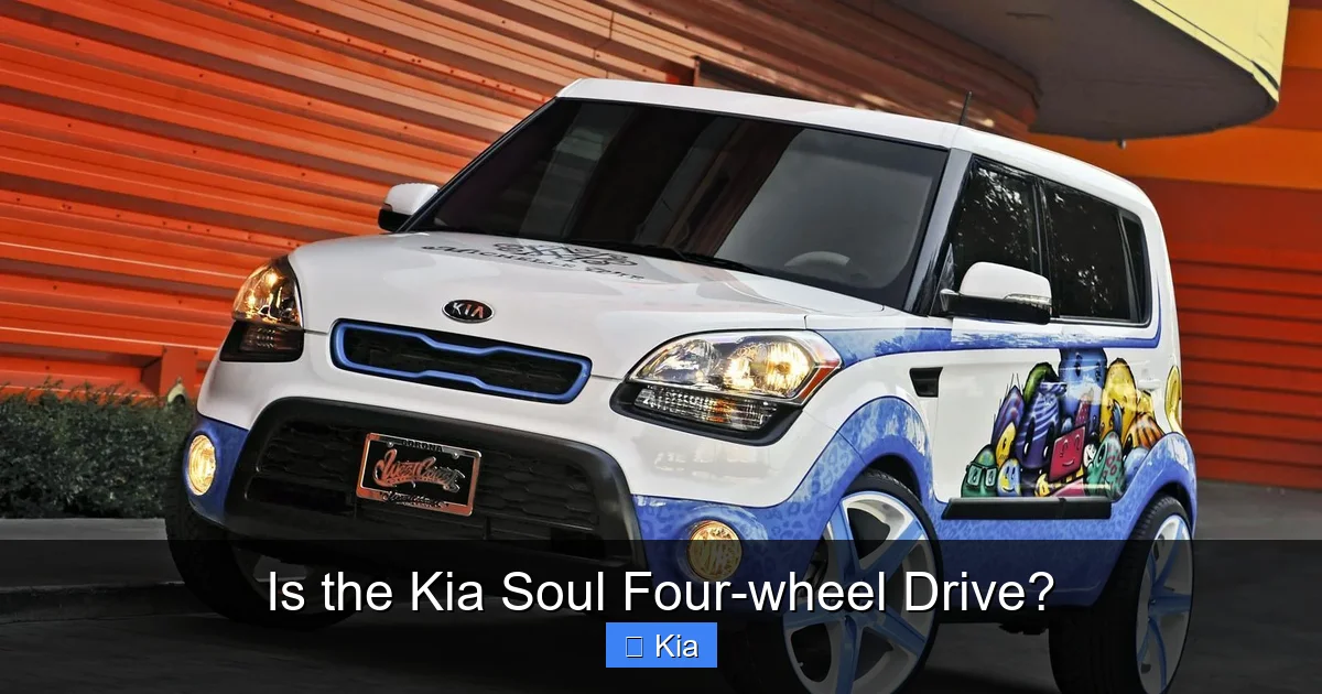 Is the Kia Soul Four-wheel Drive?