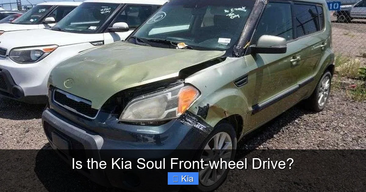 Is the Kia Soul Front-wheel Drive?
